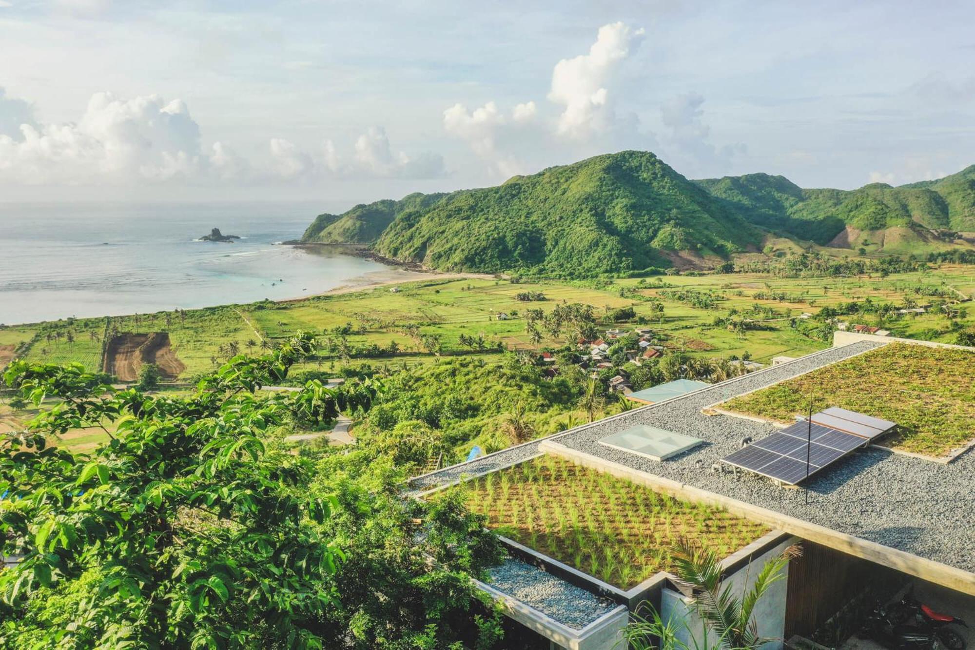 Hotel Tampah Hills à Selong Belanak Extérieur photo